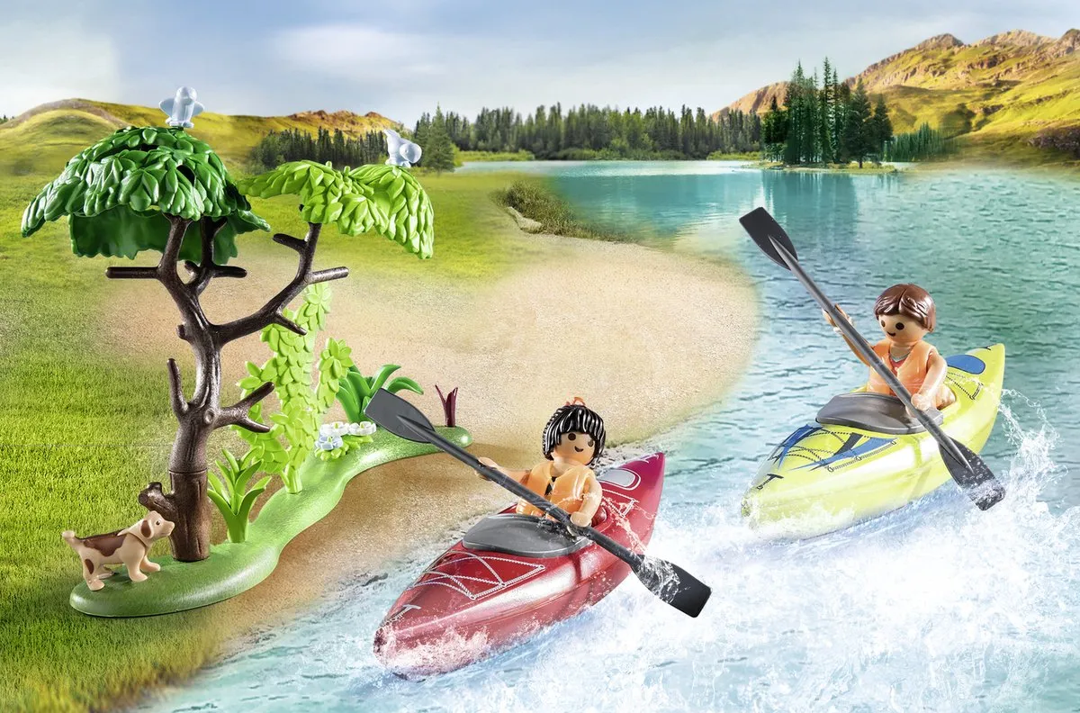 Playmobil Family Fun Outdoor Kamperen 71425 - Meerkleurig