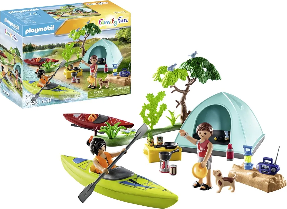 Playmobil Family Fun Outdoor Kamperen 71425 - Meerkleurig
