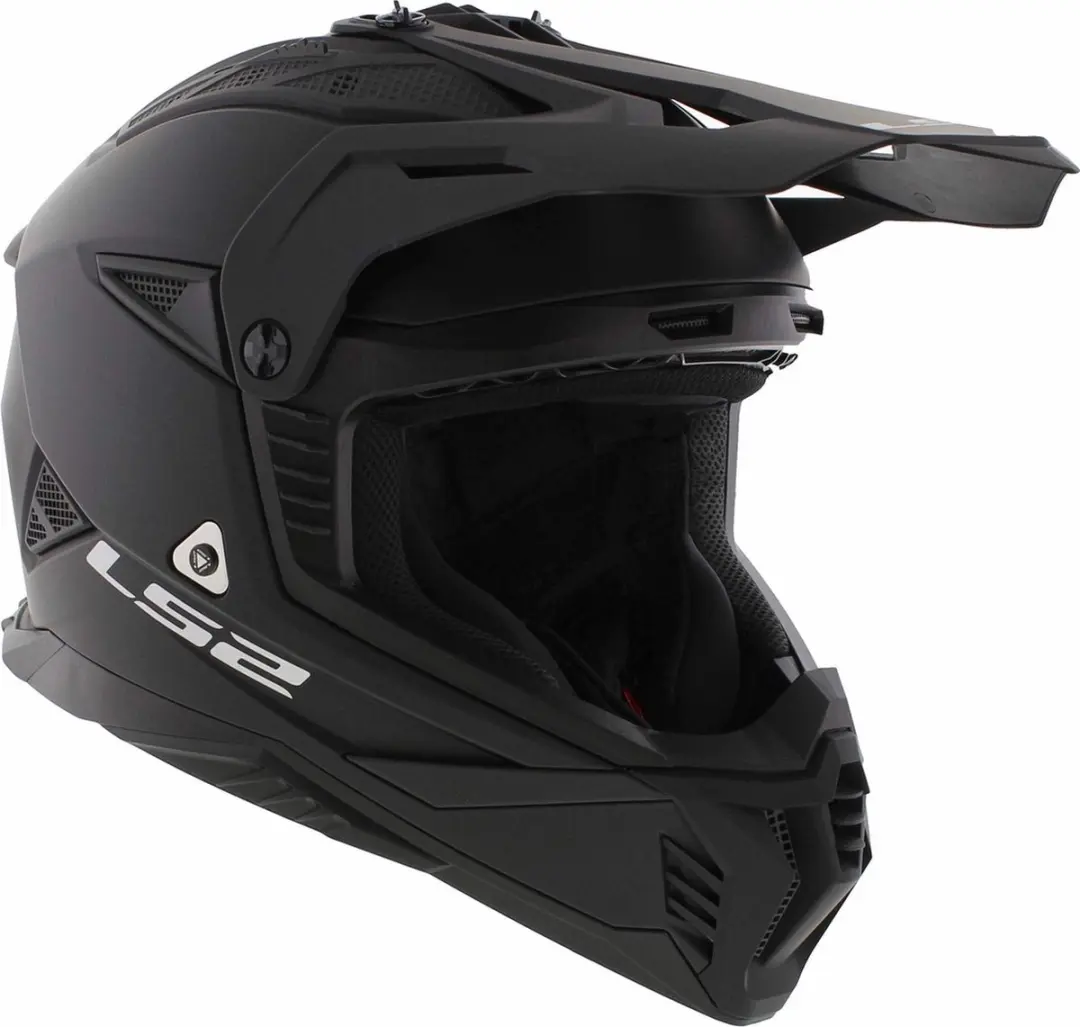 LS2 MX708 Fast II Solid Helm - L - Zwart