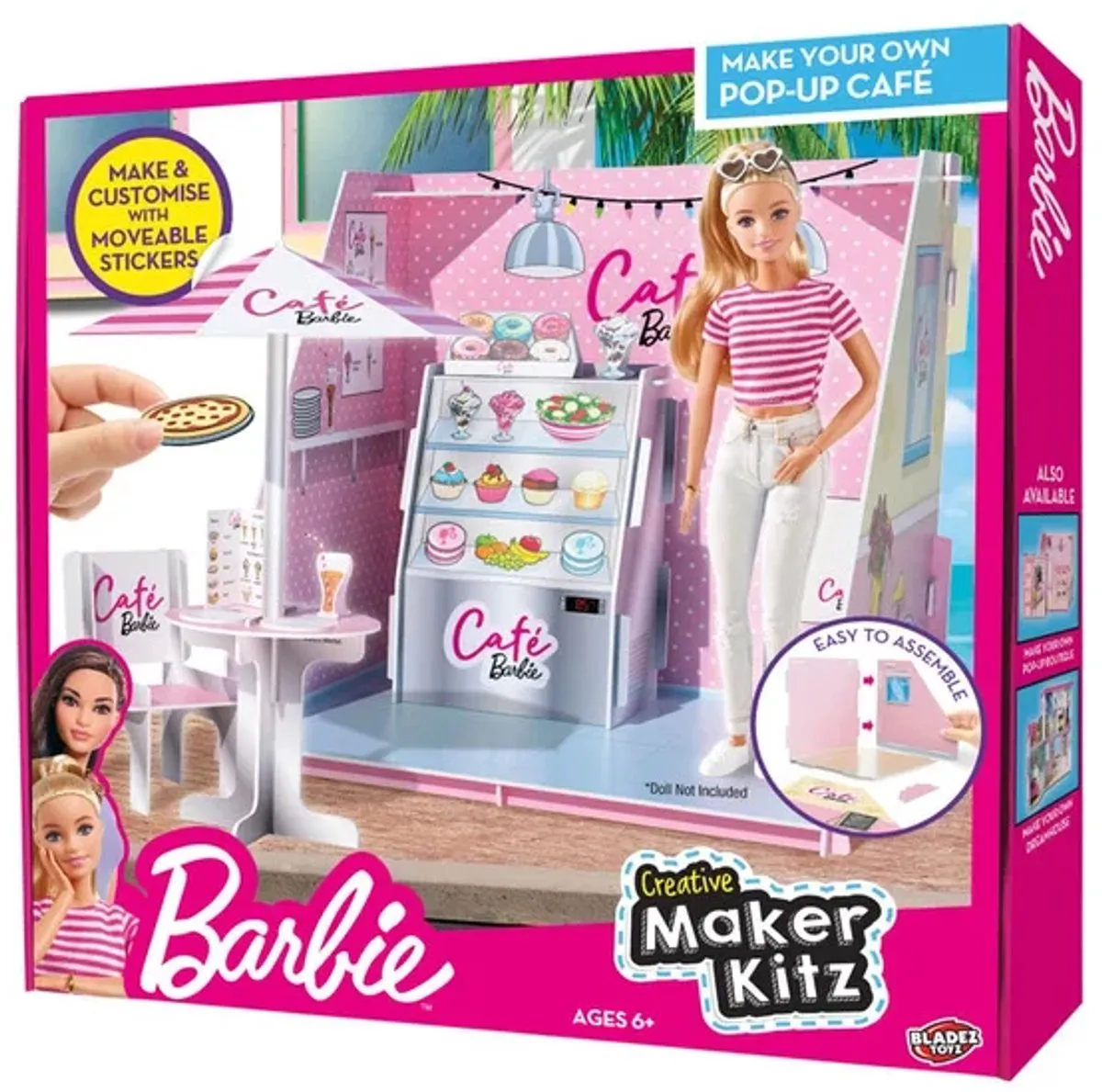Barbie Maak Je Eigen Pop-up Café Set