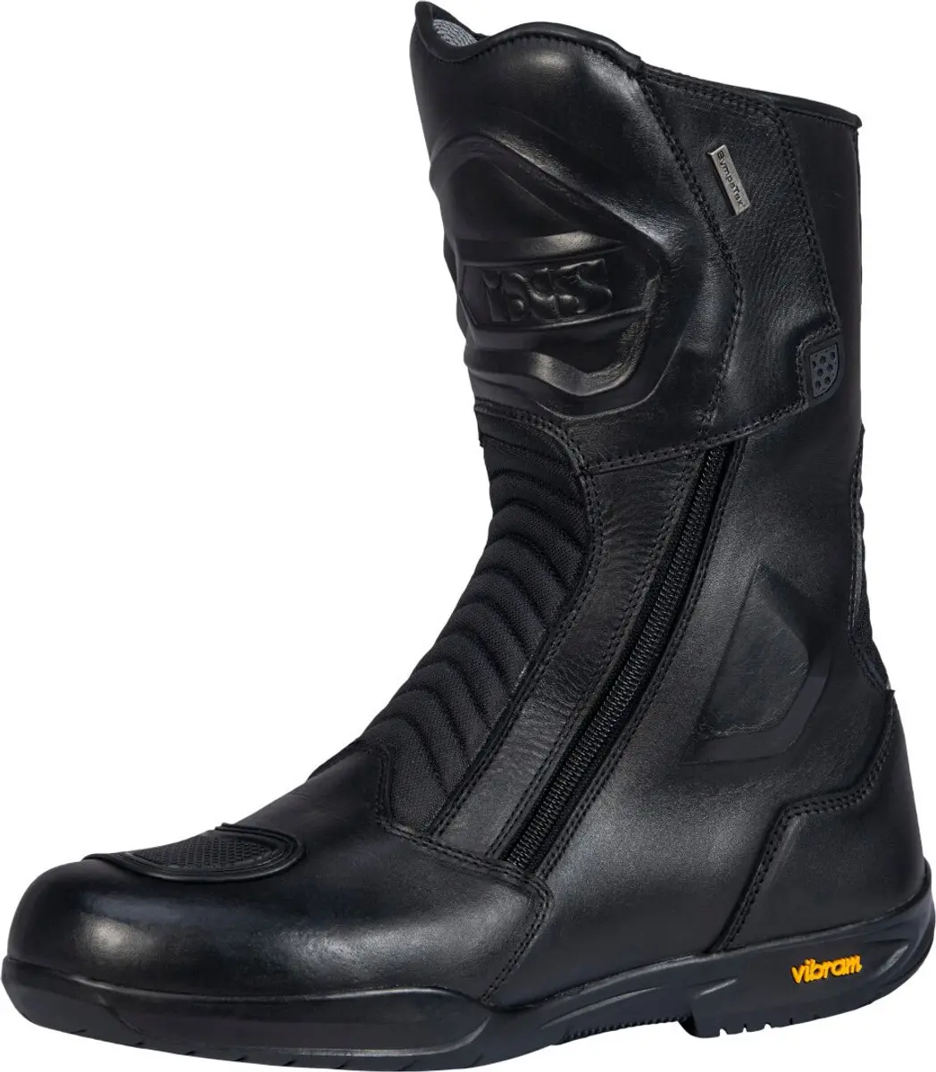 IXS 2-Zip-SYM 2.0 Zwart Motorlaarzen
