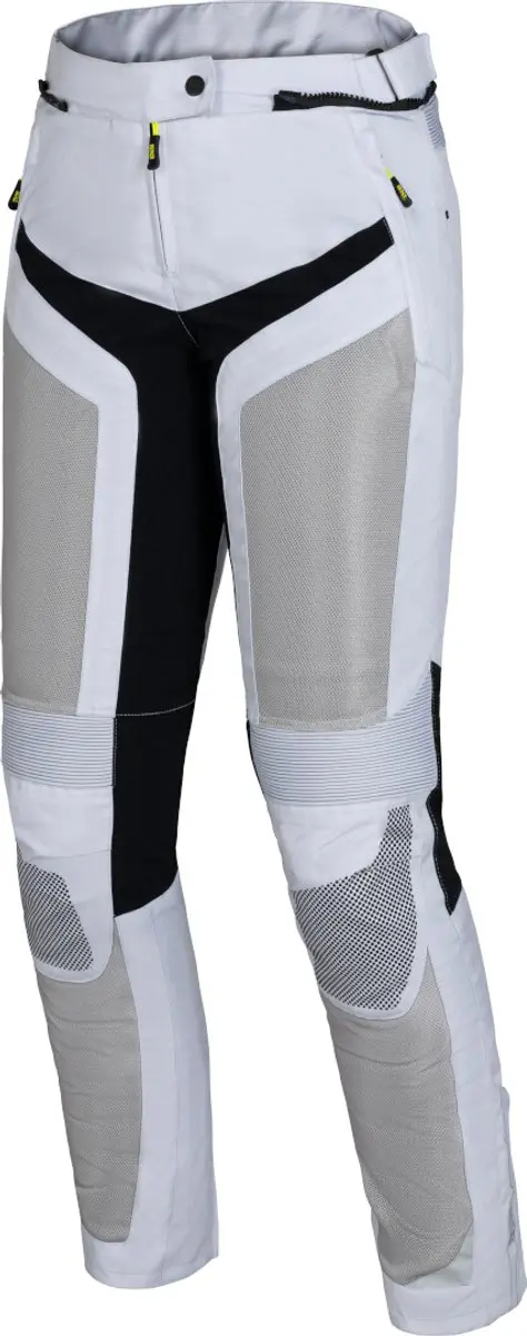 IXS Trigonis-Air Dames Light Grijs Zwart Textiele Motorbroek