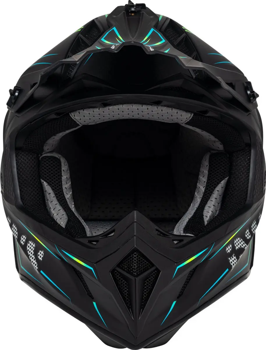 iXS iXS189FG 2.0 Crosshelm - XL - Zwart/Geel - afbeelding 2 van 6
