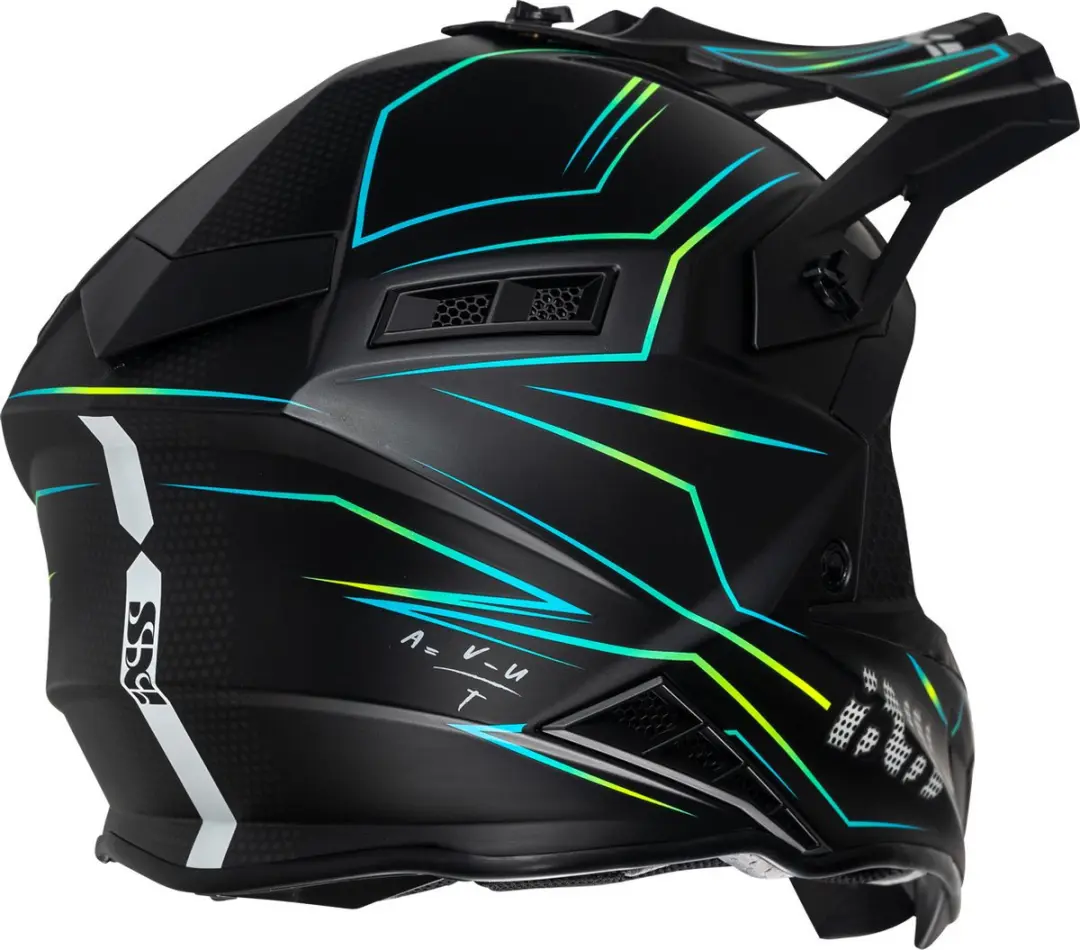 iXS iXS189FG 2.0 Crosshelm - XL - Zwart/Geel - afbeelding 4 van 6