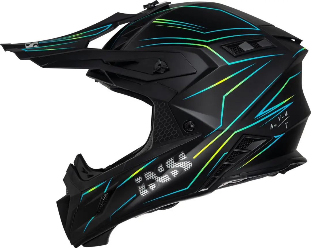 iXS iXS189FG 2.0 Crosshelm - XL - Zwart/Geel - afbeelding 3 van 6