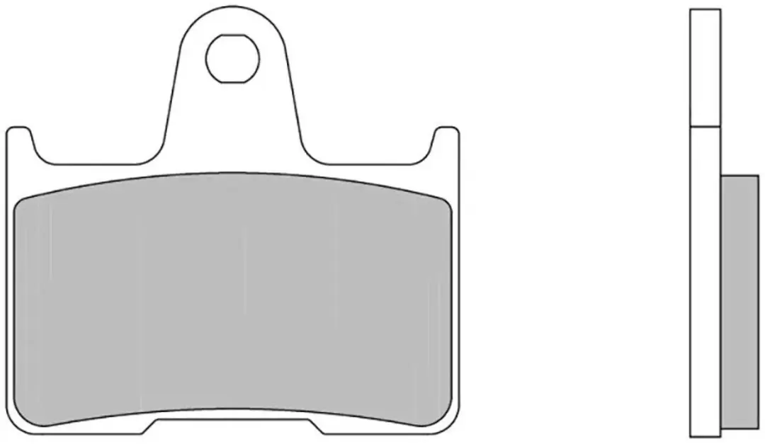Brembo 07su25sp Gesinterde Remblokken Transparant