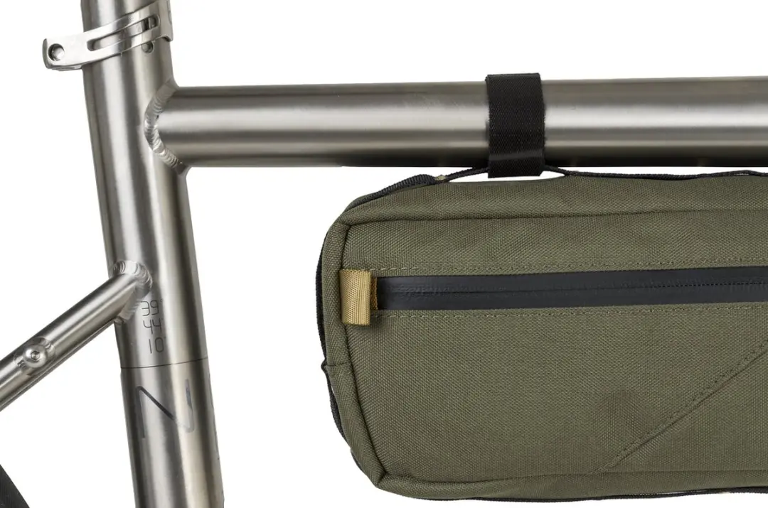 AGU Bikepacking Tube Frametas Venture Fietstas - 3L - Legergroen
