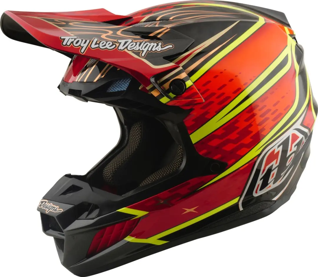 Troy Lee Designs SE5 Carbon MIPS Wings Motocrosshelm -