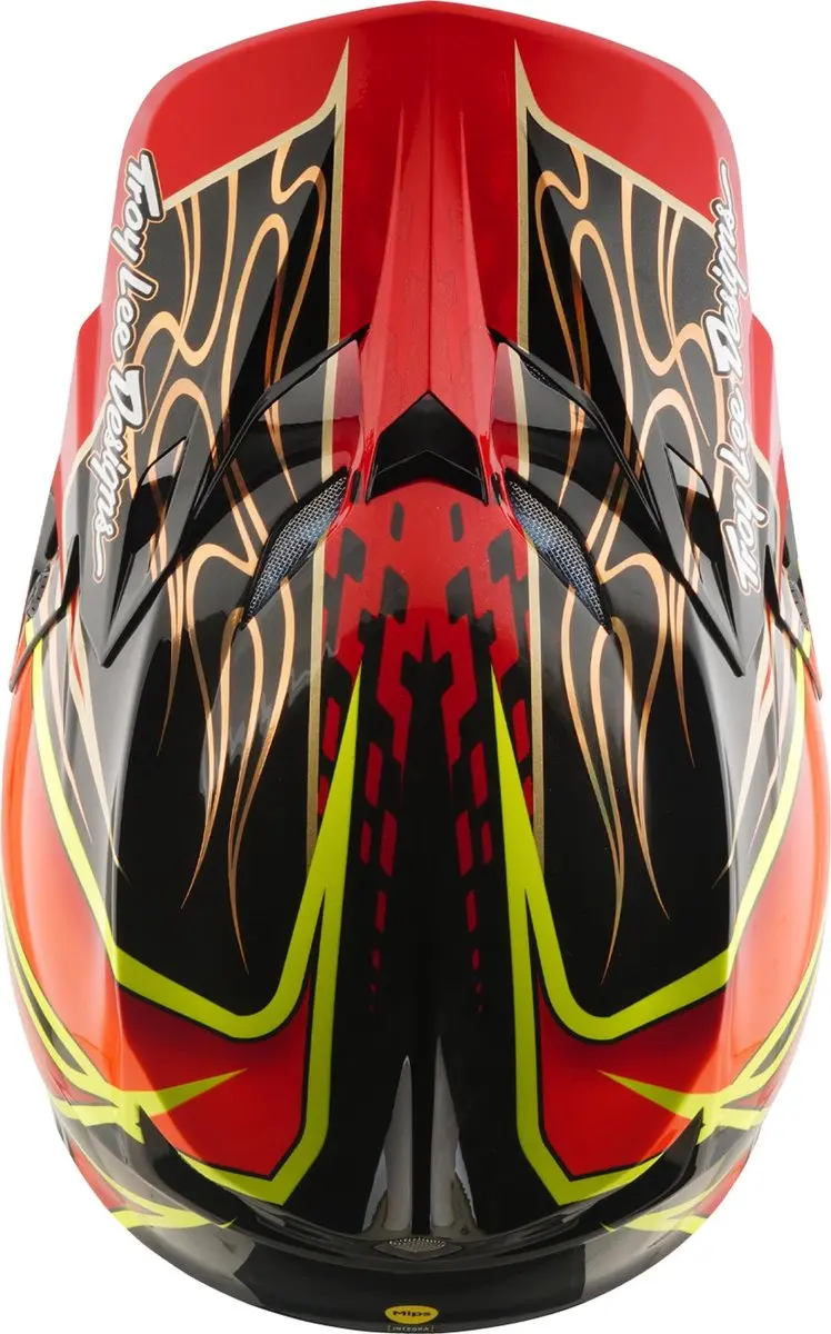 Troy Lee Designs SE5 Carbon MIPS Motocrosshelm - XL Rood