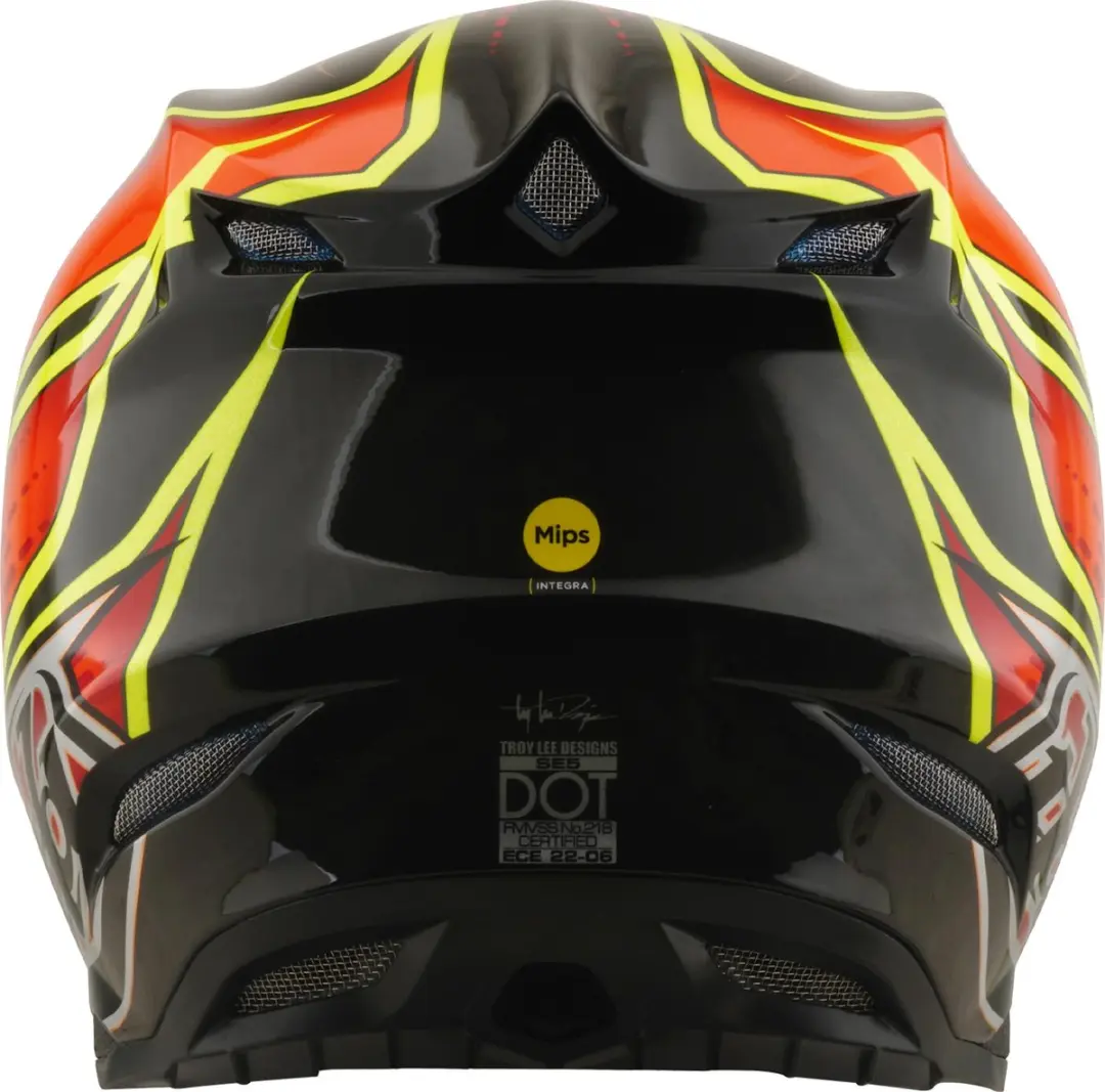 Troy Lee Designs SE5 Carbon MIPS Motocrosshelm - XL Rood