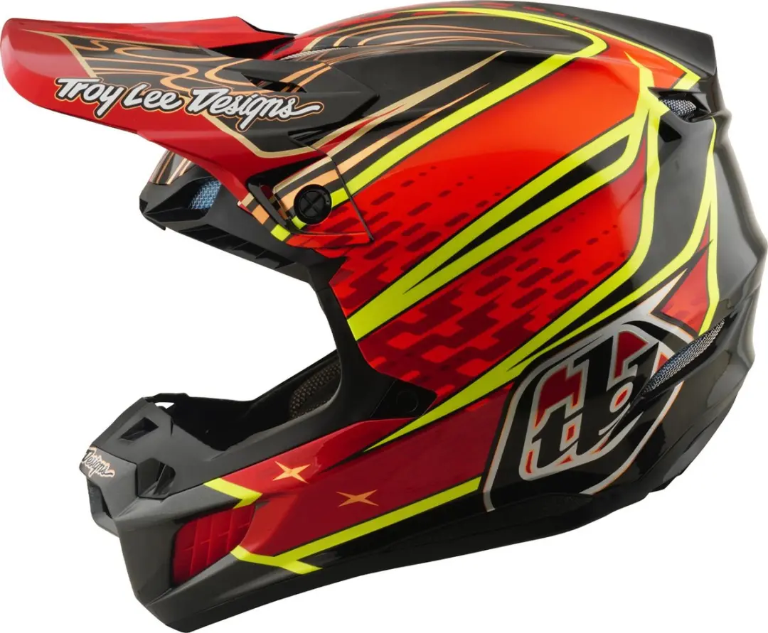 Troy Lee Designs SE5 Carbon MIPS Motocrosshelm - XL Rood