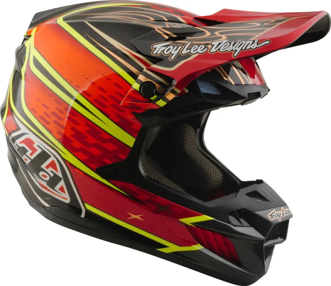Troy Lee Designs SE5 Carbon MIPS Motocrosshelm - XL Rood