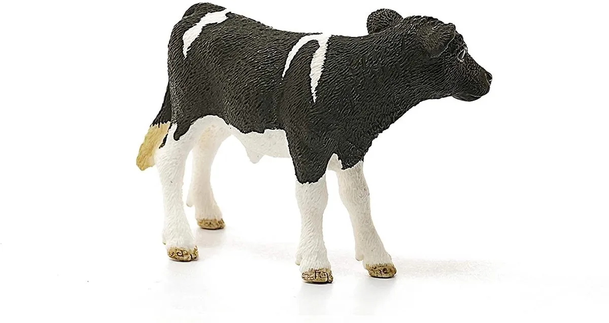 Schleich Farm World Kalf 13798 - Zwartbont