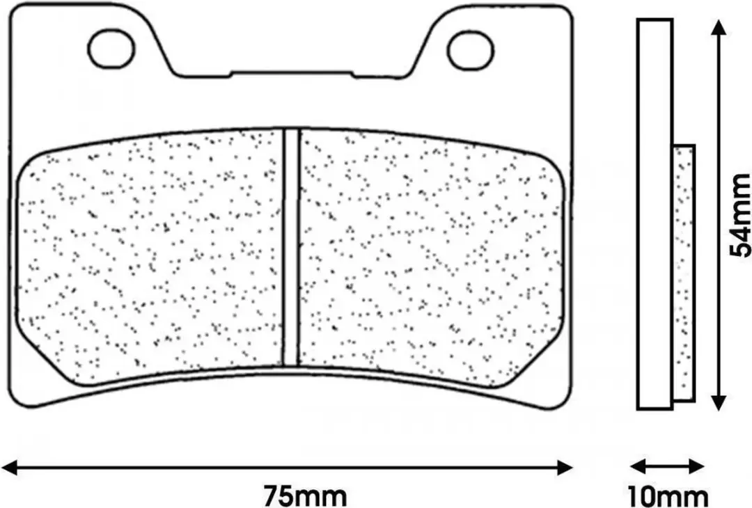 Plaquette de frein Brembo pour Moto Yamaha 1000 Fzr-Exup 1989 à 1990 AV Neuf