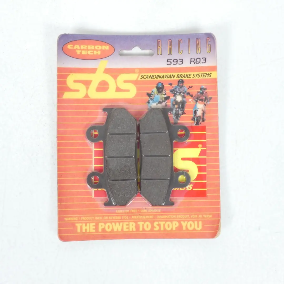 Plaquette de frein SBS pour moto Honda 250 VTR 1990 593RQ / RQ3 / AV Neuf