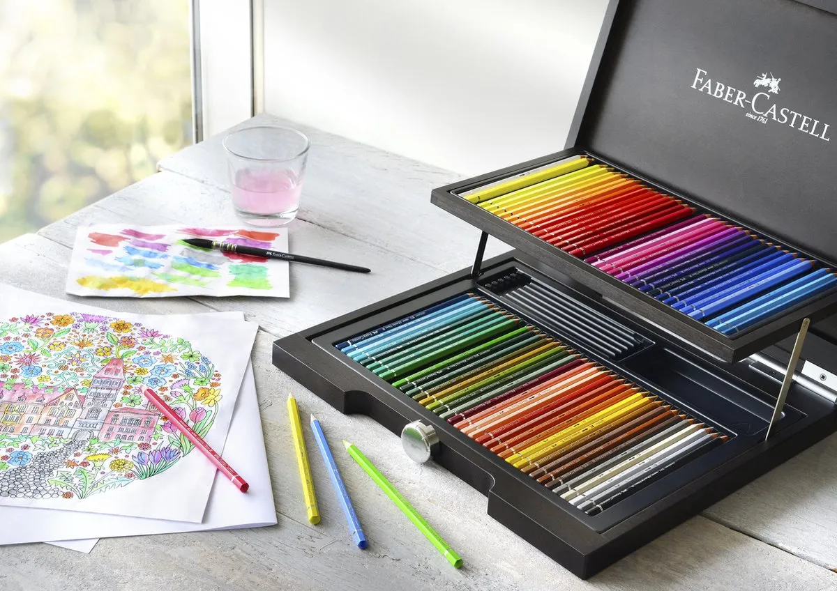 Faber-Castell Albrecht Dürer Aquarelpotloden 72 Stuks - Houten Koffer