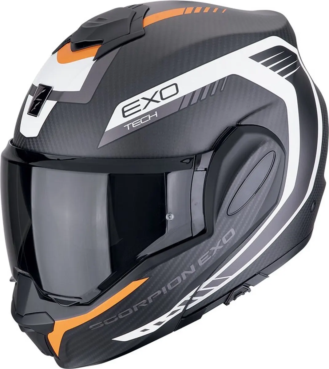 Scorpion Exo-Tech Evo Carbon Systeemhelm XXL