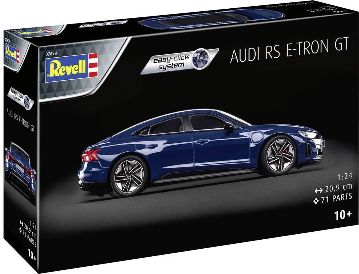 Revell 07698 Audi e-tron GT Modelbouwpakket - 1:24 - 71 Onderdelen