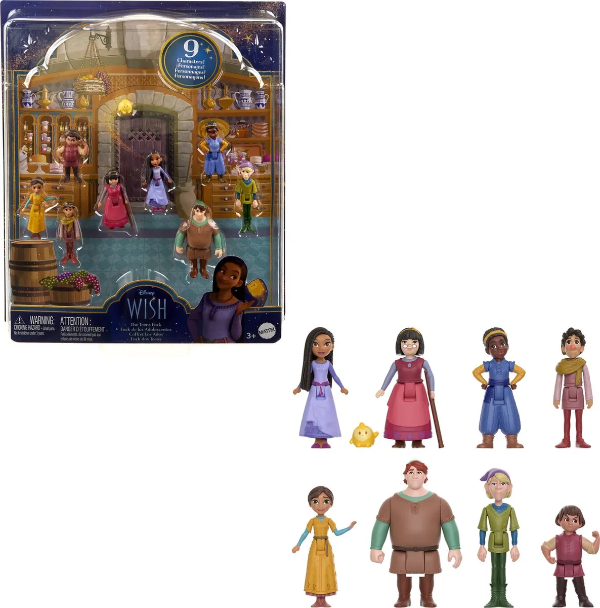 Disney Princess The Teens Van Wish Speelset - 9 Poppen