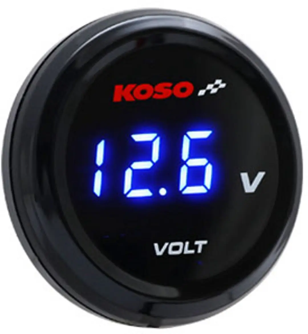 Koso i-Gear 7-19,9V Voltmeter - Blauw