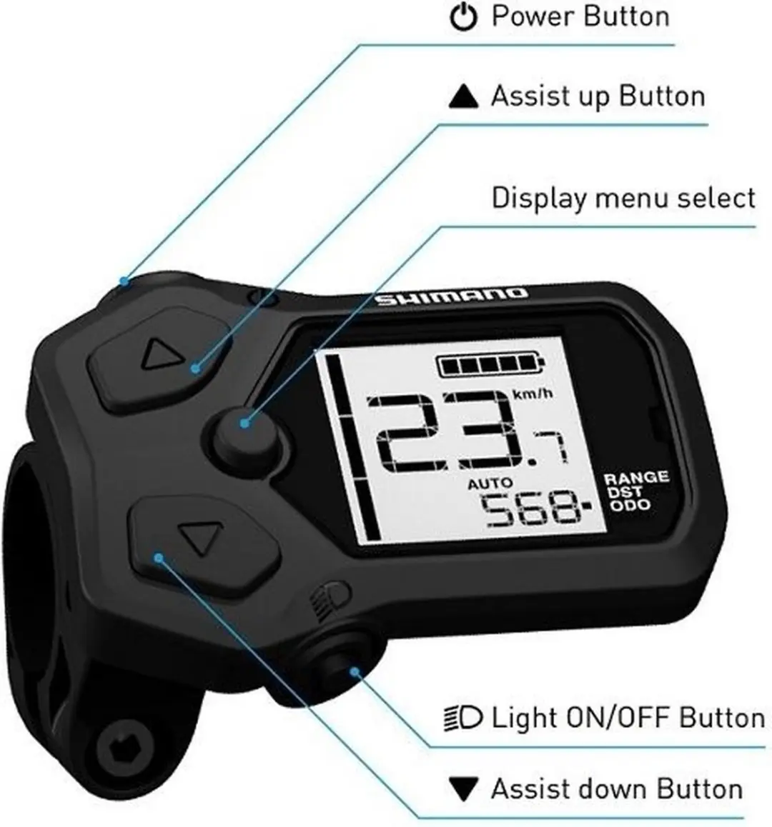 Shimano STEPS SC-EN500 Fietscomputer - Zwart - afbeelding 6 van 6