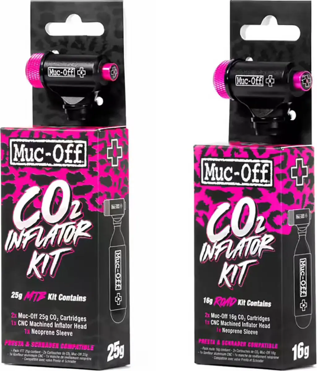 Muc-Off Inflator Kit MTB - 25ml - Zwart/Roze