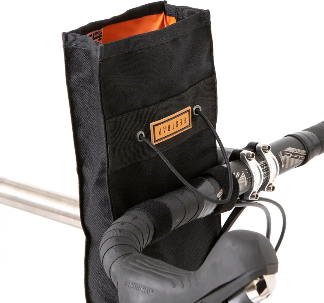 Restrap Tech Stuurtas 1.2L - Zwart - afbeelding 6 van 6
