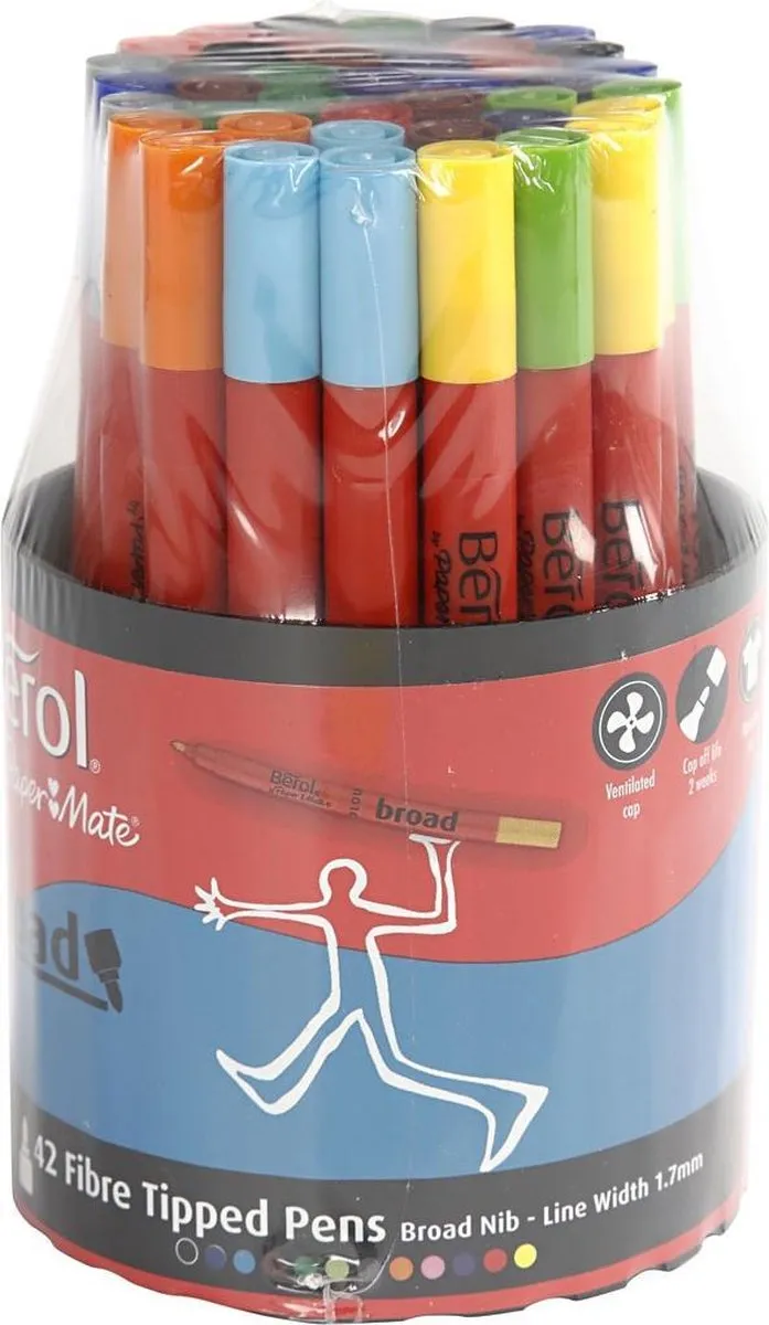 Bic Berol Multicolor Stiften 1,7mm - 42 Stuks - afbeelding 2 van 2