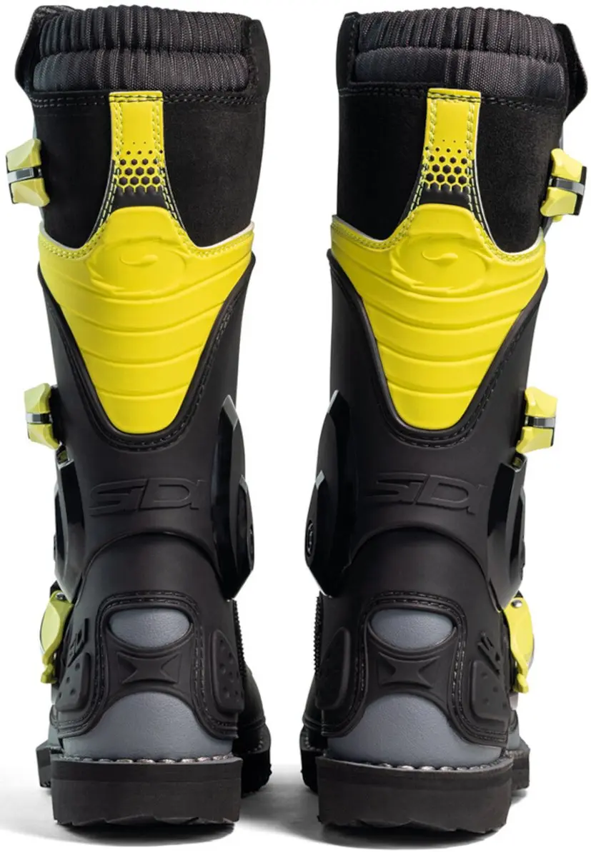 Sidi Flame Kinder Crosslaarzen 41 - Zwart/Limoen/Grijs - afbeelding 6 van 6