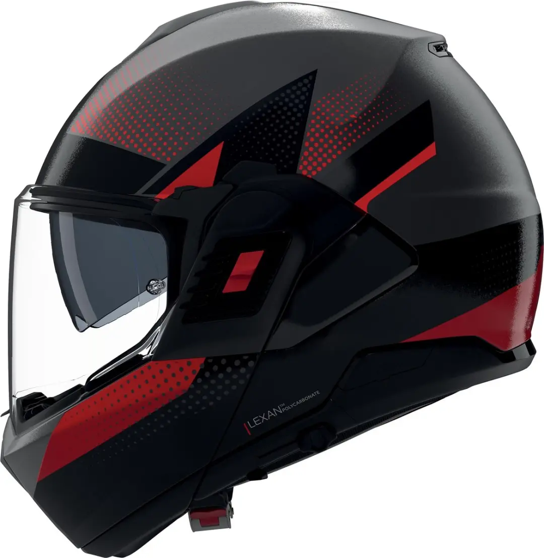 Nolan N120-1 Ciclone Helm M - Zwart/Rood