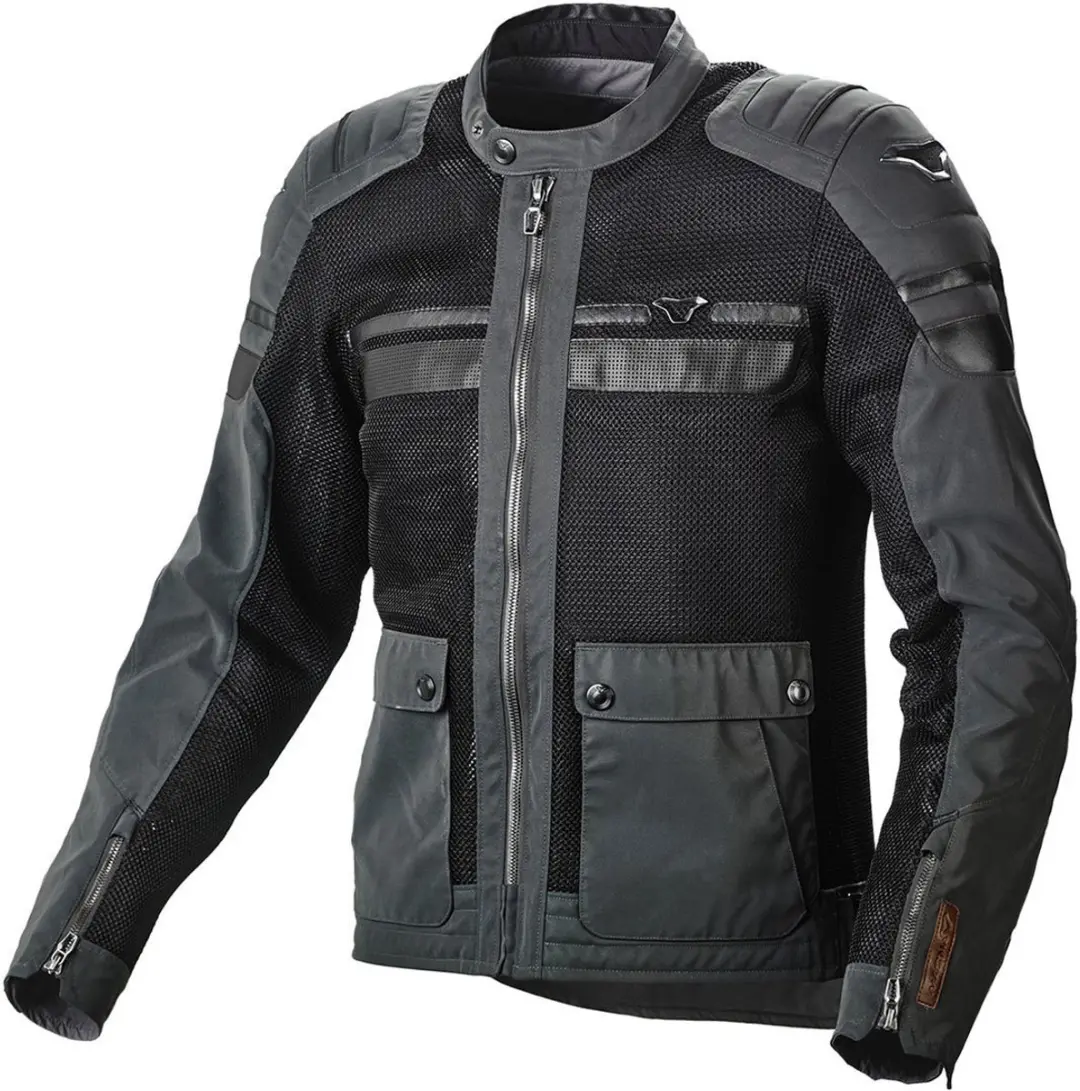 Macna Fluent NightEye Motorfiets textiel jas -