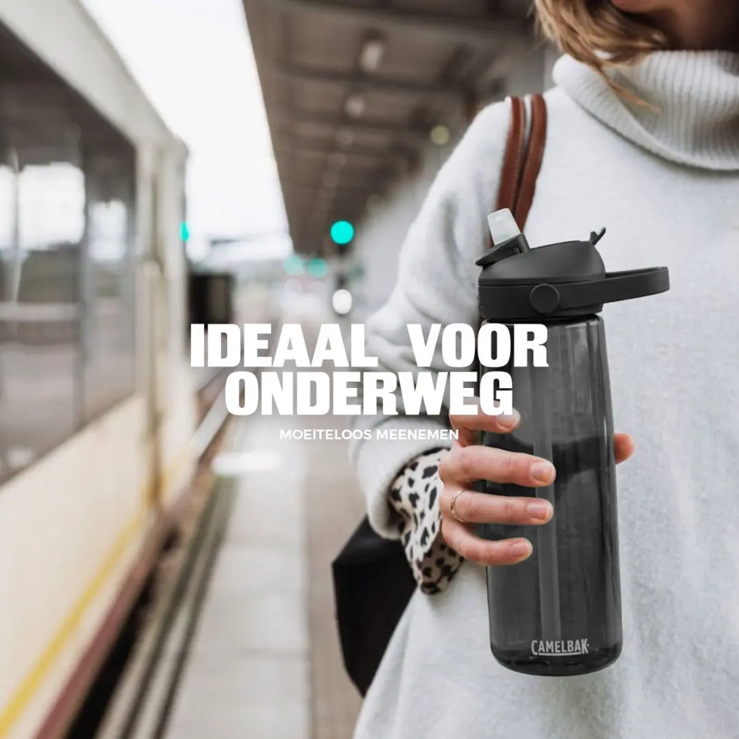 CamelBak Thrive Flip Straw 600ml Drinkfles - Antraciet