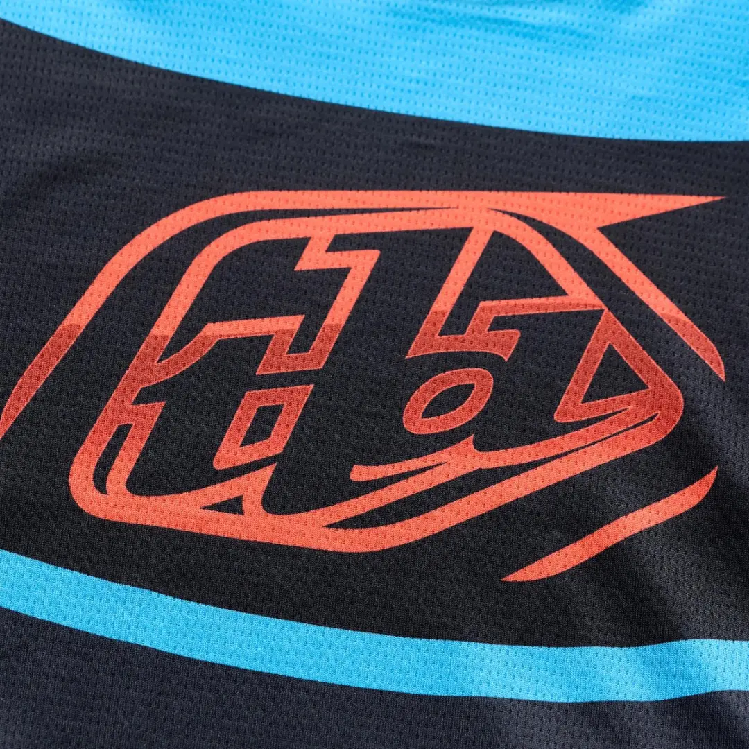 Troy Lee Designs GP Pro Framework Motocross-trui M - Paars/Aquamarijn