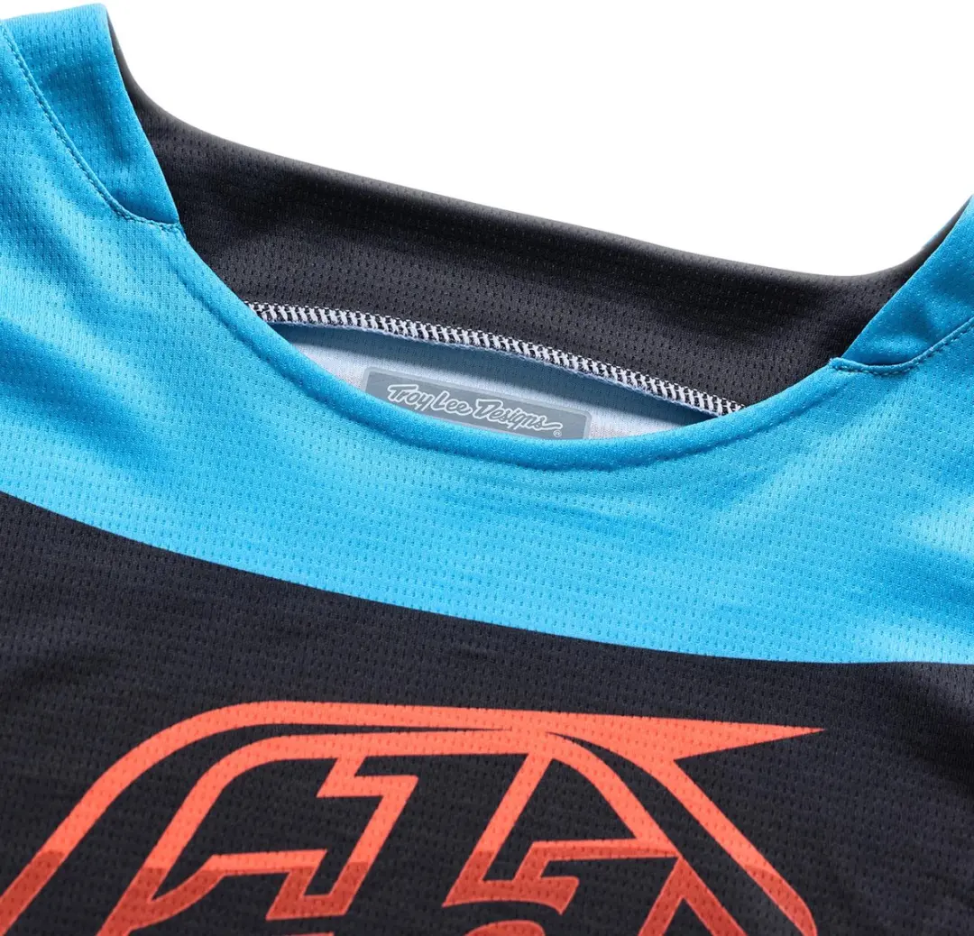 Troy Lee Designs GP Pro Framework Motocross-trui M - Paars/Aquamarijn