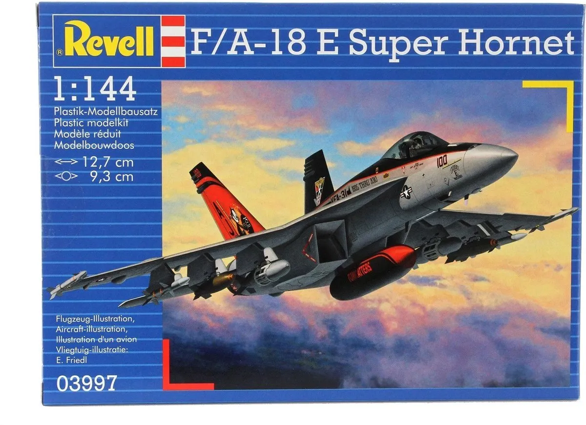 Revell 03997 F/A-18E Super Hornet Modelbouwpakket - 1:144 - Multi