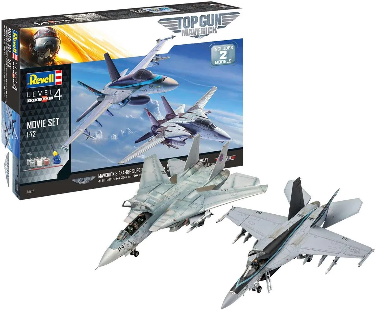 Revell 05677 Top Gun Movies Militaire Voertuigen Modelbouwpakket 1:72