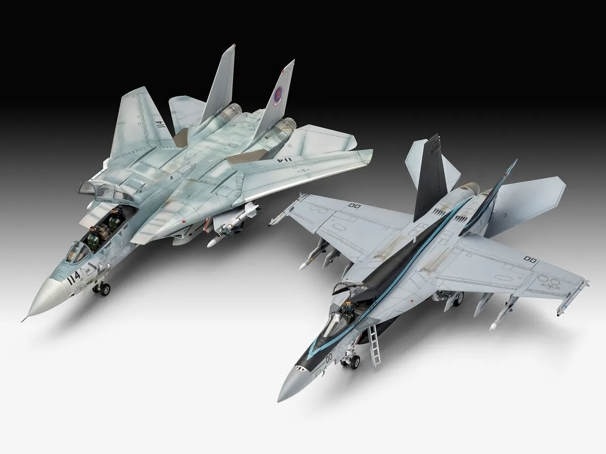 Revell 05677 Top Gun Movies Militaire Voertuigen Modelbouwpakket 1:72 - Multi