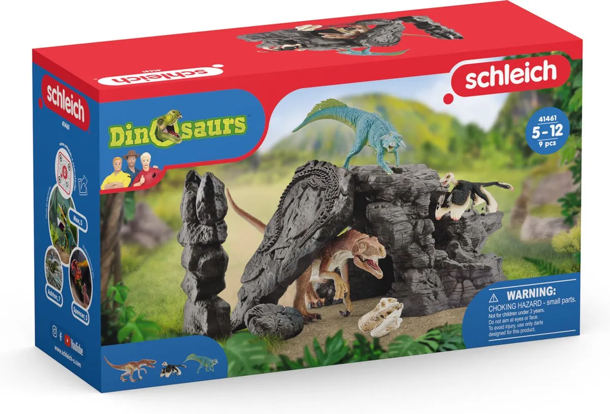 Schleich Dinoset 41461 - Speelfigurenset - 7 Onderdelen - Multicolor