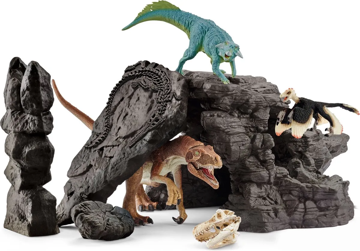Schleich Dinoset 41461 - Speelfigurenset - 7 Onderdelen - Multicolor