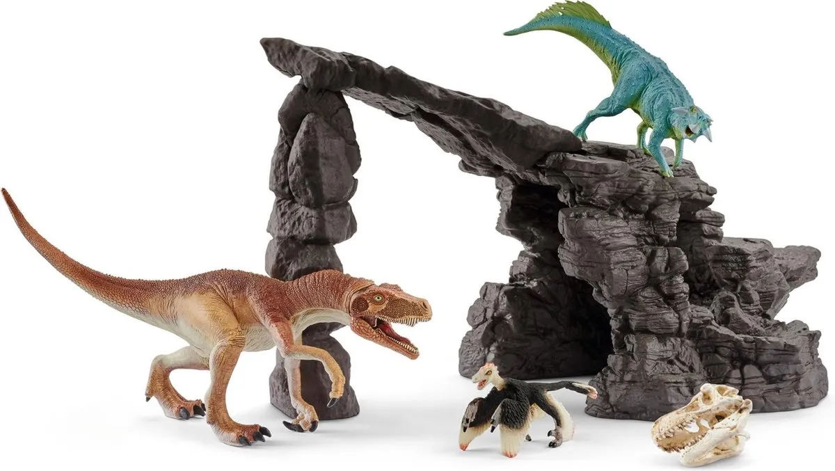 Schleich Dinoset 41461 - Speelfigurenset - 7 Onderdelen - Multicolor
