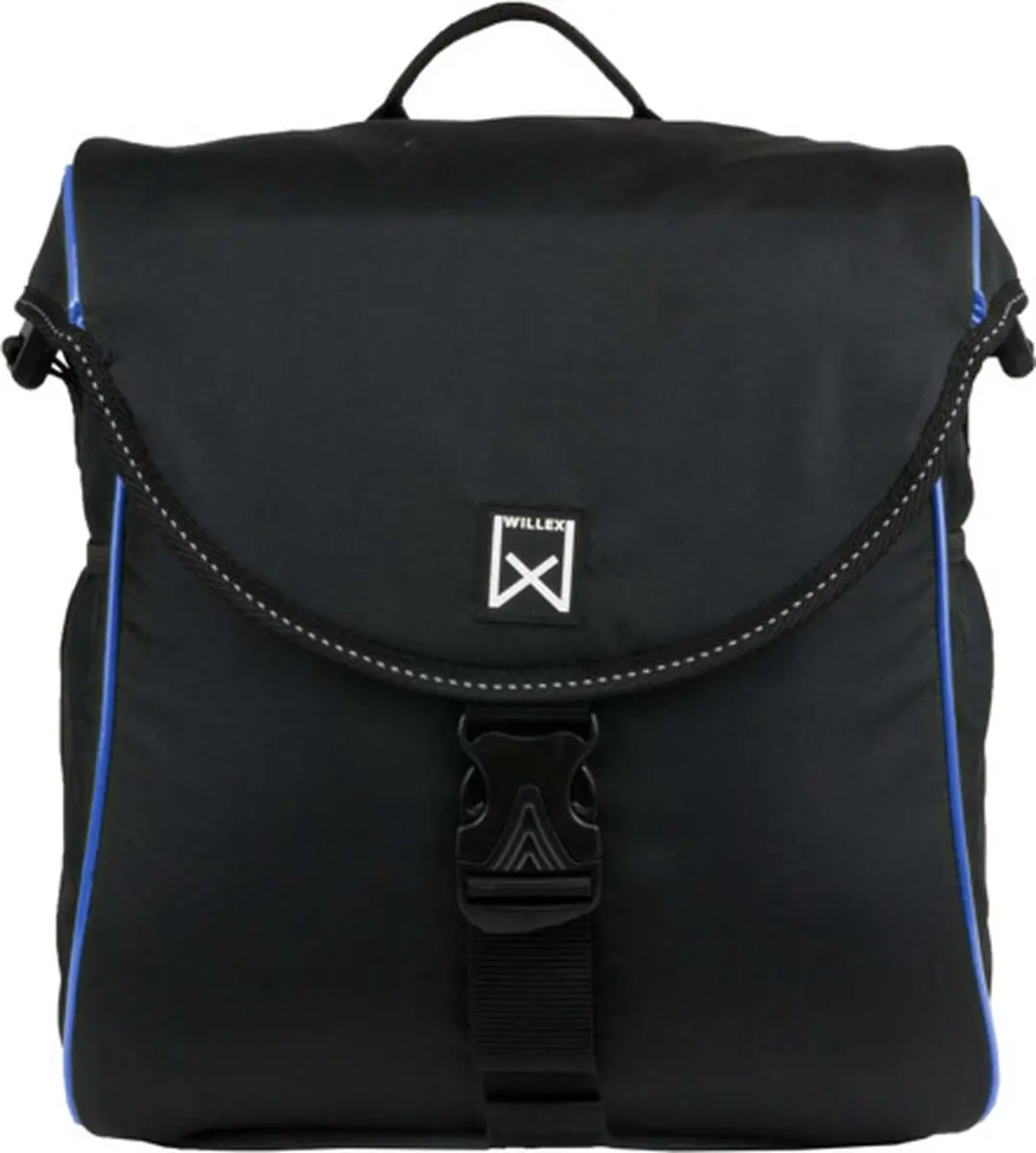 Willex Enkele Tas 300 - 12L - Zwart/Blauw