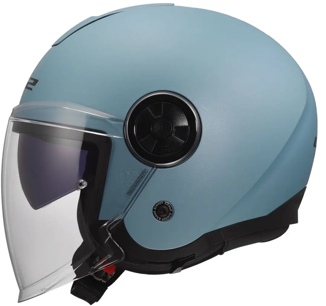 LS2 OF620 Classy Jethelm - Solid Parelblauw