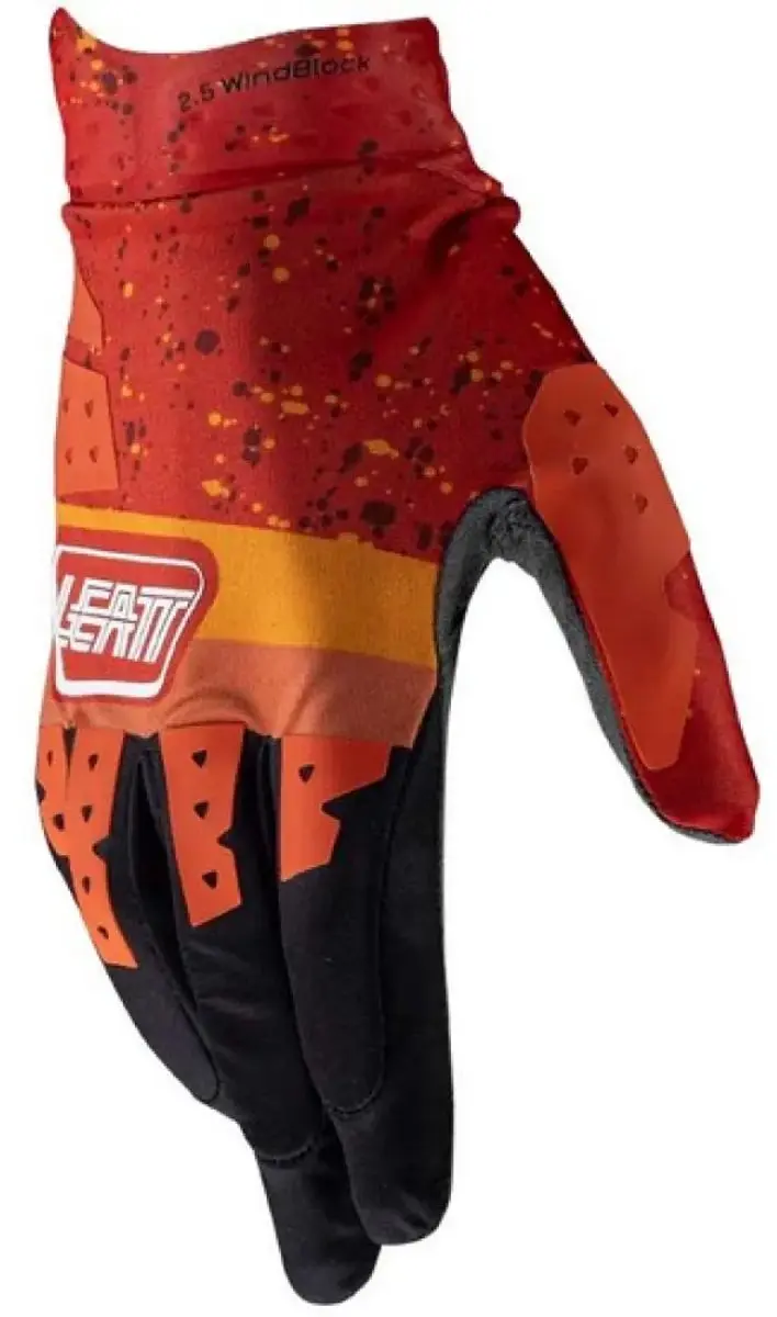 Leatt 2.5 Windblock Off-road Handschoenen M - Rood - afbeelding 6 van 6