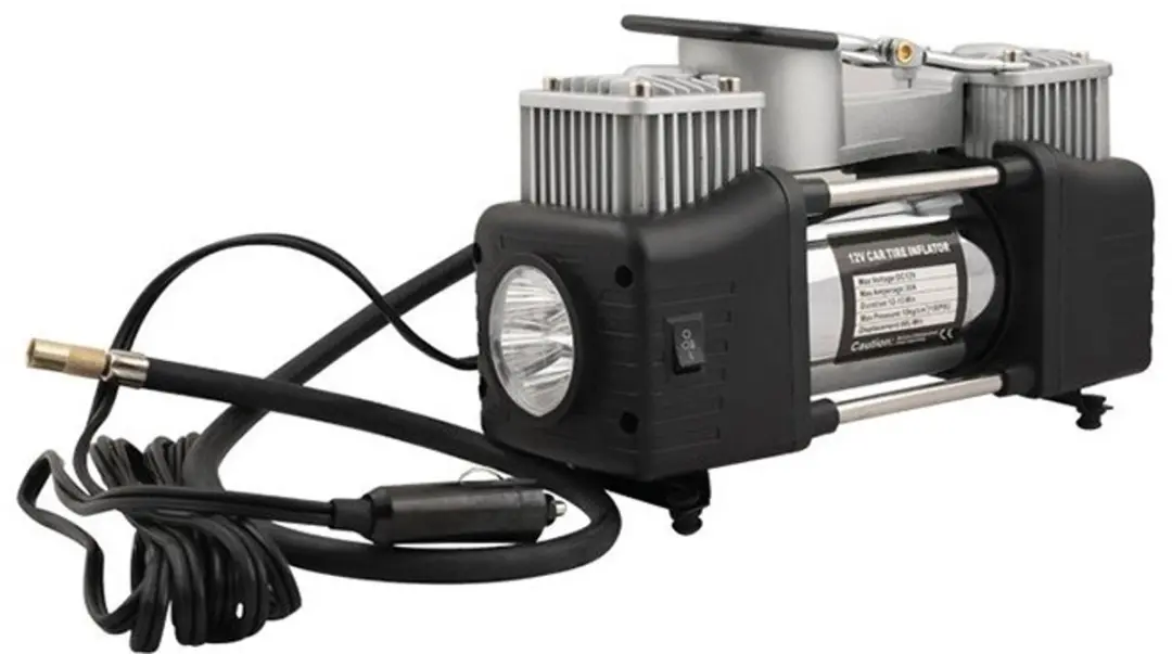 Draagbare compressor klein 12 volt 10 bar
