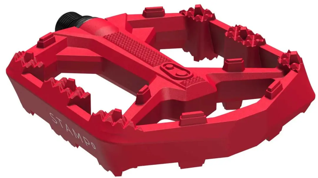 Crankbrothers Stamp 0 Large Pedalen - Rood
