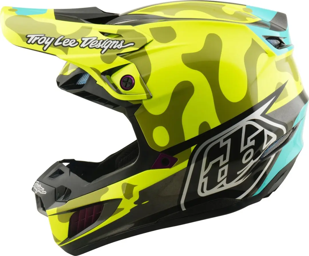 Troy Lee Designs SE5 Composite MIPS Motocrosshelm - L - Neongeel
