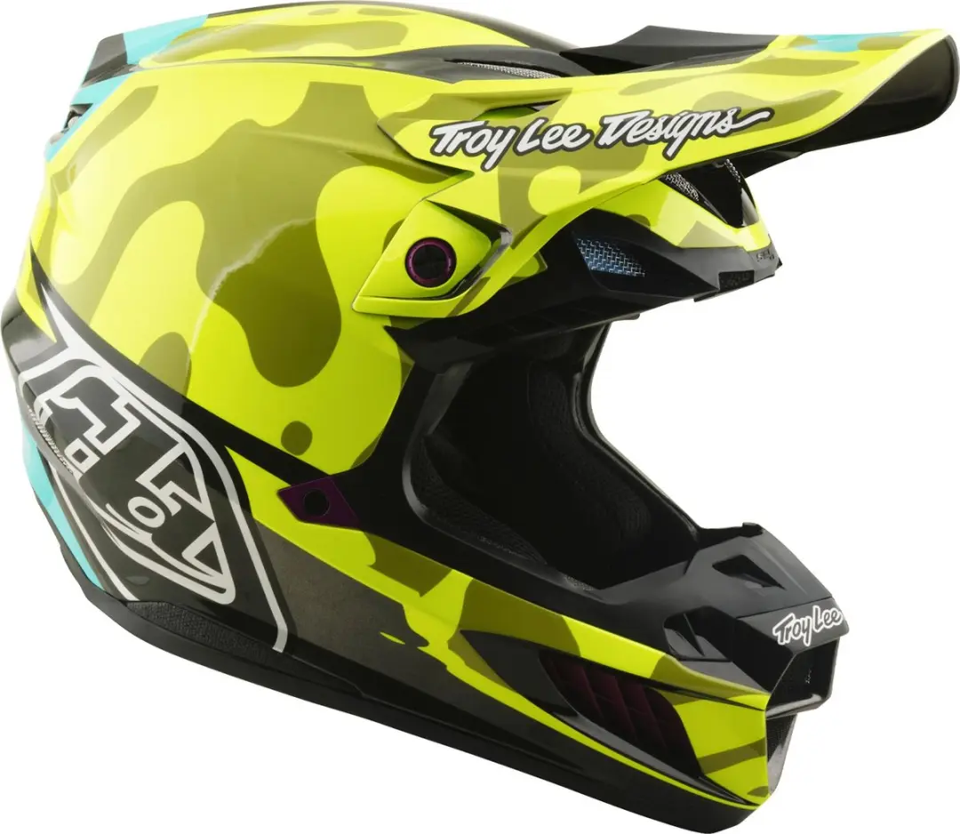 Troy Lee Designs SE5 Composite MIPS Motocrosshelm - L - Neongeel