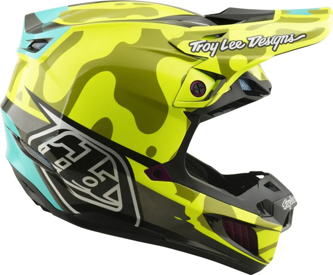 Troy Lee Designs SE5 Composite MIPS Motocrosshelm - L - Neongeel