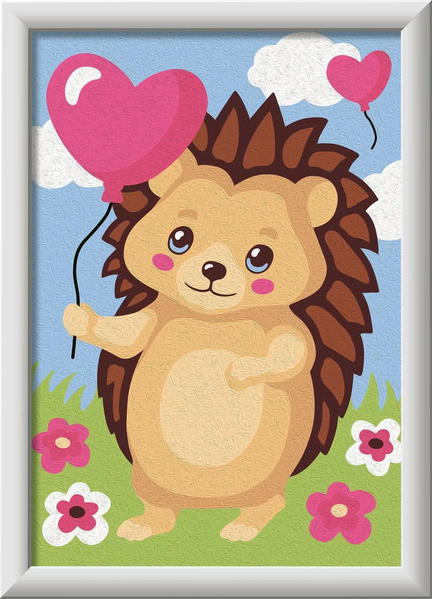 Ravensburger CreArt Junior Egel Schilderpakket - Meerkleurig