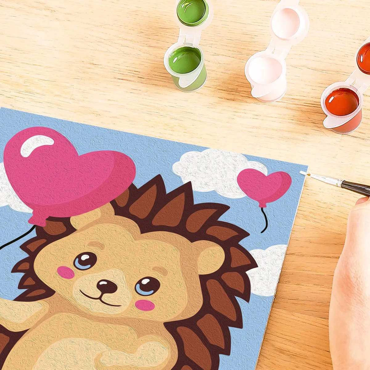 Ravensburger CreArt Junior Egel Schilderpakket - Meerkleurig - afbeelding 6 van 6